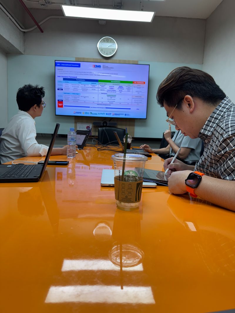 ประชุมออกแบบระบบร่วมกับทีมแพทย์และพยาบาล